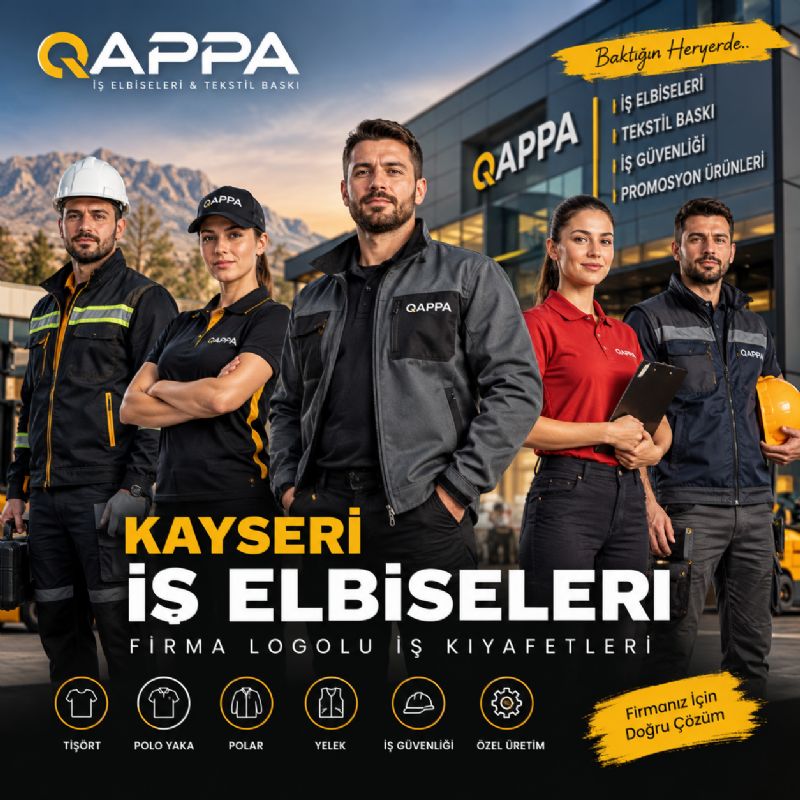 Kayseri İş Elbiseleri | Firma Logolu İş Kıyafetleri